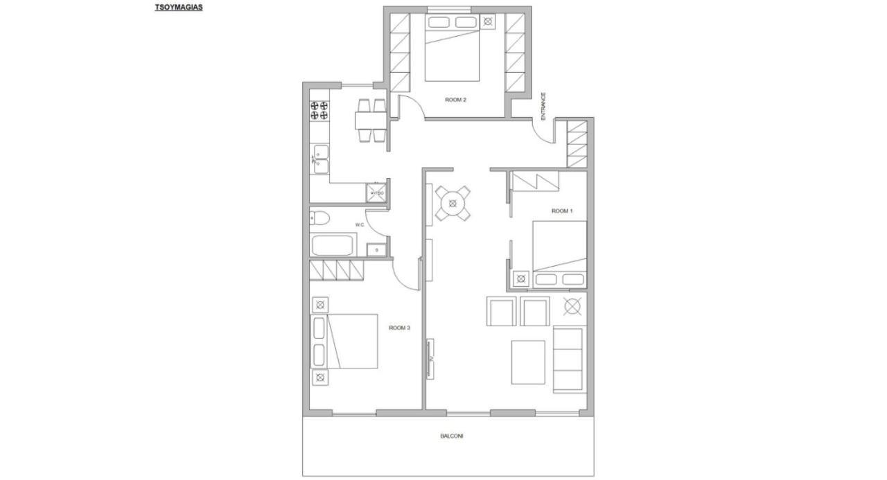 Houseloft Harmony Gardens Apartman Szaloniki Kültér fotó